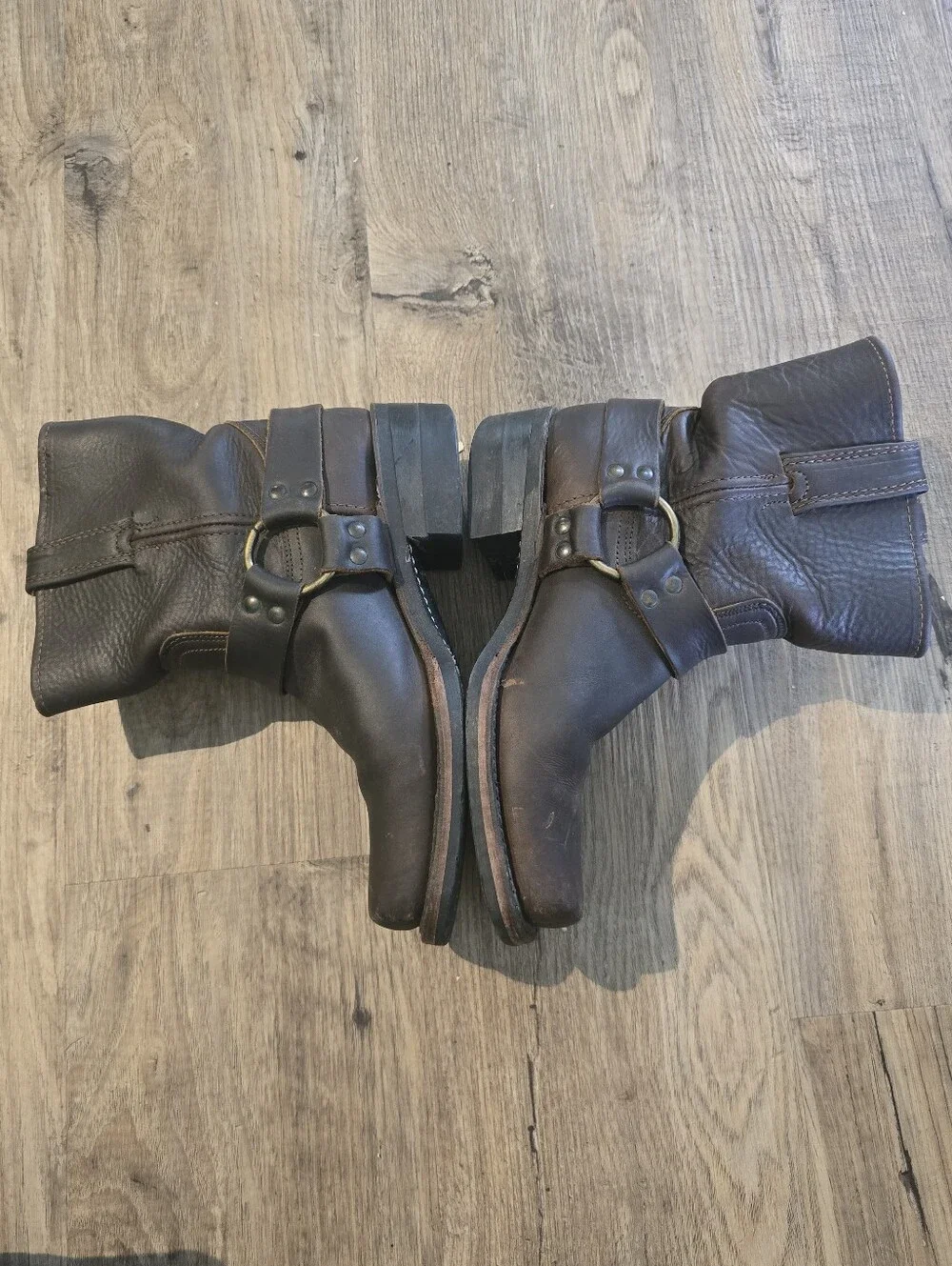 Frye black leather